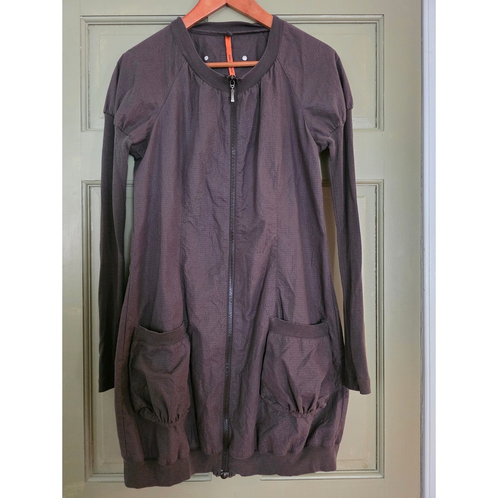 Rare Vtg Cop Copine Safran Robe Long Sleeve Pocket Dress Avant Garde Size 4